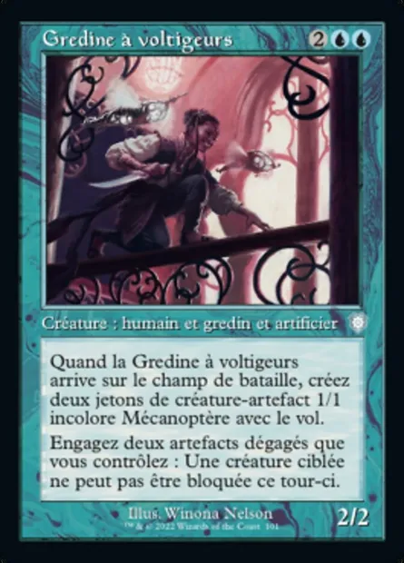 Gredine à voltigeurs, carte Magic BRC 101 — extension The Brothers' War Commander