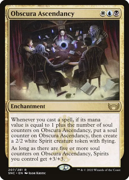 Obscura Ascendancy, Magic card SNC 207 — Streets of New Capenna set