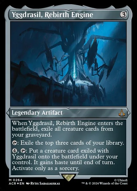Yggdrasil, Rebirth Engine, Magic card ACR 264 — Assassin's Creed set