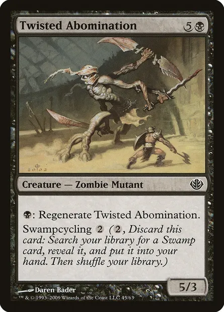 Abomination perverse, carte Magic DDD 45 — extension Duel Decks: Garruk vs. Liliana
