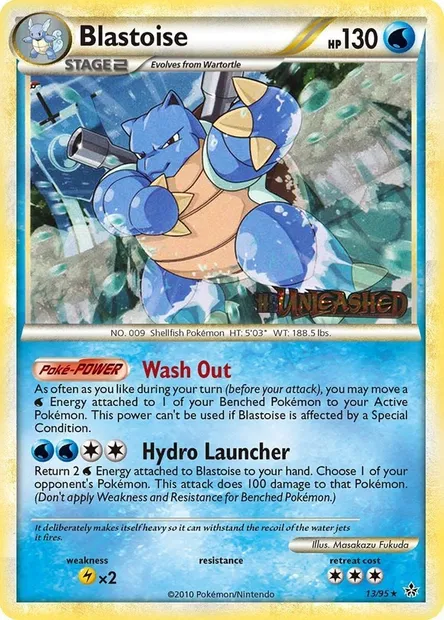 Blastoise, Pokémon card PRE 013 — Prerelease Promos set