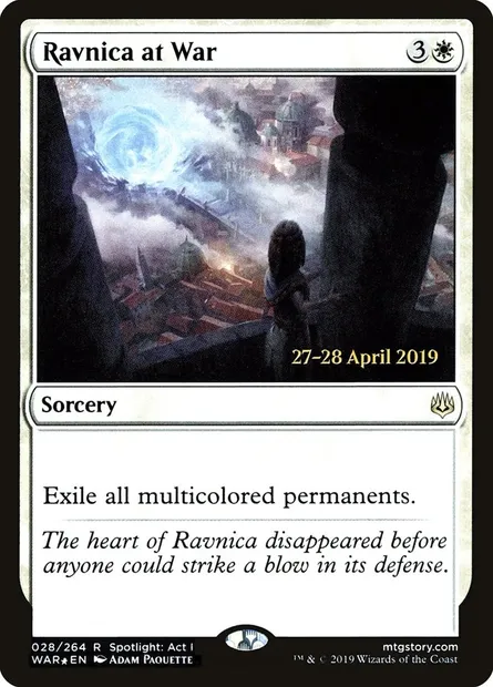 Ravnica at War, Magic card PWAR 28s — War of the Spark Promos set