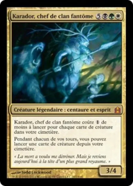 Karador, chef de clan fantôme, carte Magic CMD 207 — extension Commander 2011