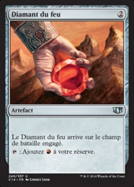 Diamant du feu, carte Magic C14 240 — extension Commander 2014