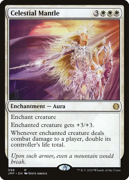 Celestial Mantle, Magic card JMP 96 — Jumpstart set