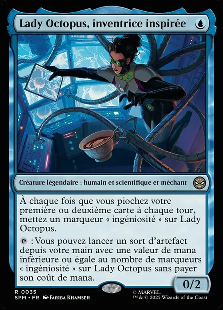 Lady Octopus, inventrice inspirée, carte Magic SPM 35 — extension Marvel's Spider-Man