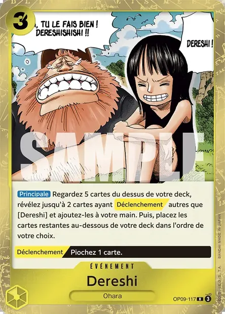Dereshi, carte One Piece OP09-117 — extension LES NOUVEAUX EMPEREURS