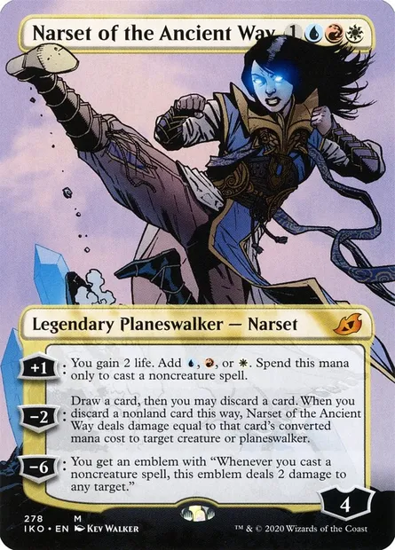 Narset des traditions, carte Magic IKO 278 — extension Ikoria: Lair of Behemoths