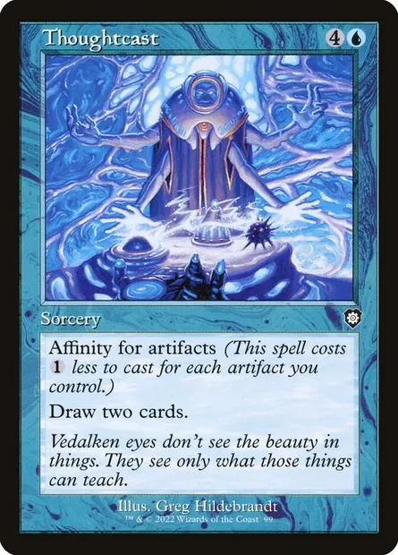 Thoughtcast, Magic card BRC 99 — The Brothers' War Commander set