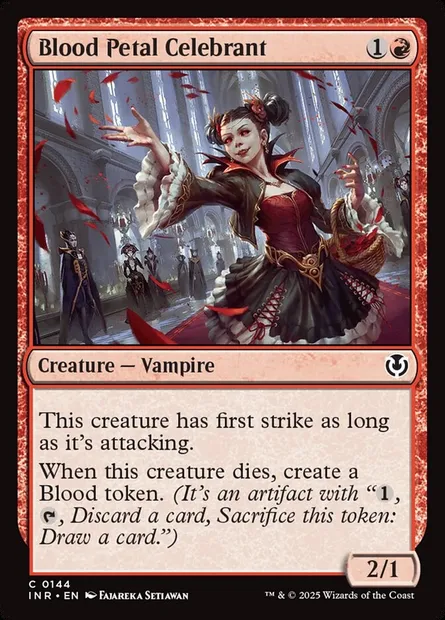 Blood Petal Celebrant, Magic card INR 144 — Innistrad Remastered set
