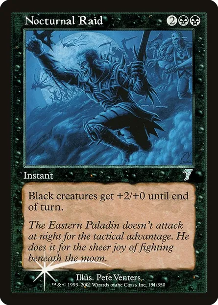 Nocturnal Raid, Magic card 7ED 151★ — Seventh Edition set