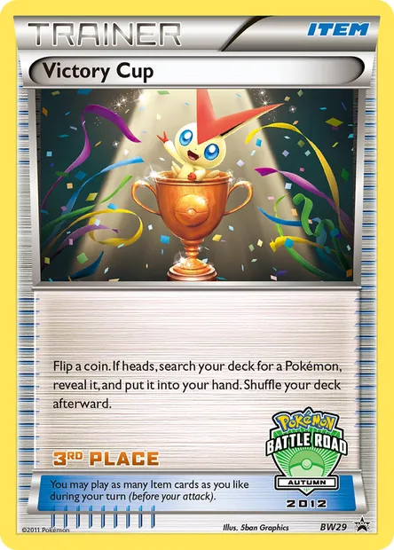 Victory Cup, Pokémon card BW 29 — BW Black Star Promos set
