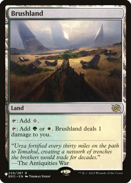Brushland, Magic card PLST BRO-259 — The List set
