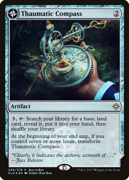 Thaumatic Compass // Spires of Orazca, Magic card PXTC 249 — XLN Treasure Chest set