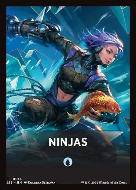 Ninjas, Magic card FJ25 14 — Foundations Jumpstart Front Cards set