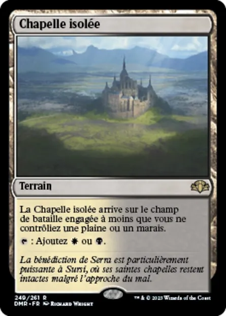 Chapelle isolée, carte Magic DMR 249 — extension Dominaria Remastered