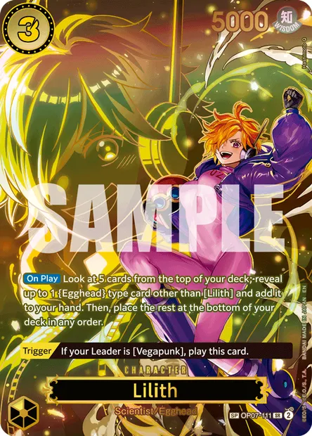 Lilith, One Piece card OP07-111 — 500 YEARS IN THE FUTURE set