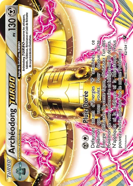 Archéodong TURBO, carte Pokémon FCO 62 — extension Impact des Destins