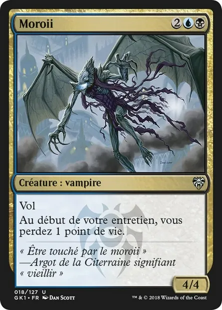 Moroii, carte Magic GK1 18 — extension GRN Guild Kit