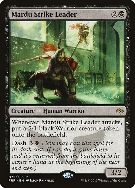 Mardu Strike Leader, Magic card FRF 75 — Fate Reforged set