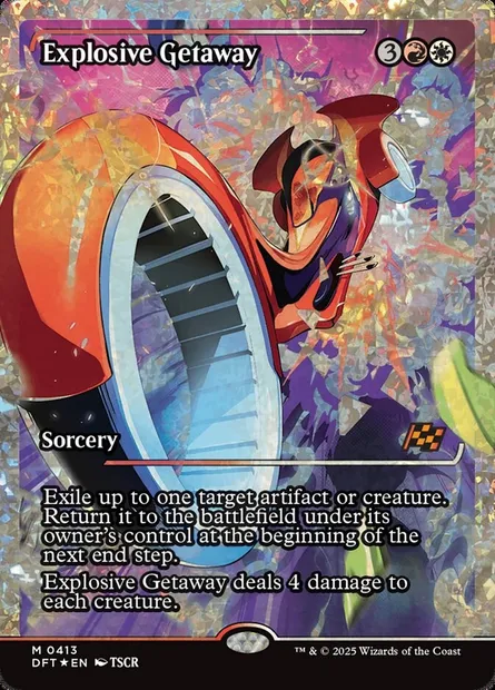 Explosive Getaway, Magic card DFT 413 — Aetherdrift set