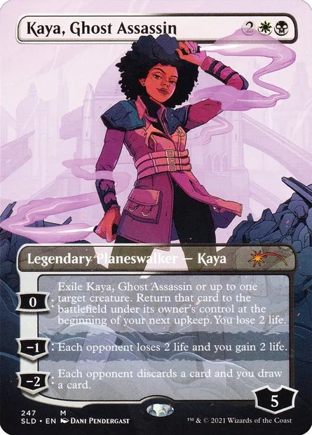 Kaya, Ghost Assassin, Magic card SLD 247 — Secret Lair Drop set