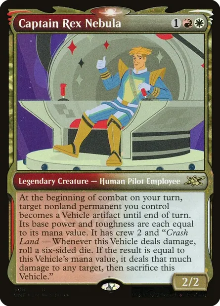 Captain Rex Nebula, carte Magic UNF 508 — extension Unfinity