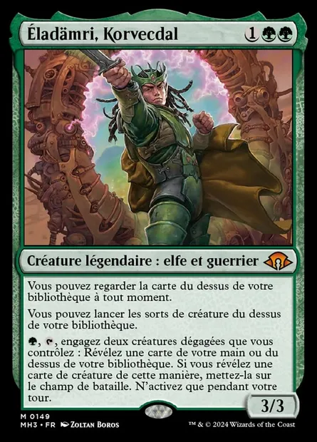 Éladämri, Korvecdal, carte Magic MH3 149 — extension Modern Horizons 3