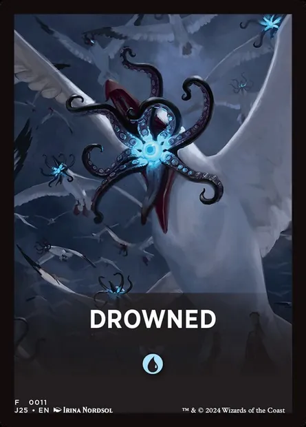Drowned, Magic card FJ25 11 — Foundations Jumpstart Front Cards set
