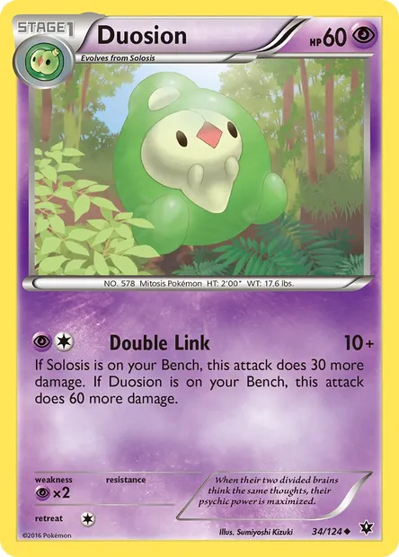 Duosion, Pokémon card FCO 34 — Fates Collide set