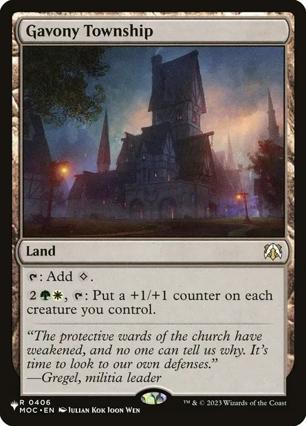 Comté de Gavonie, carte Magic PLST MOC-406 — extension The List