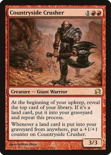 Countryside Crusher, Magic card MMA 108 — Modern Masters set
