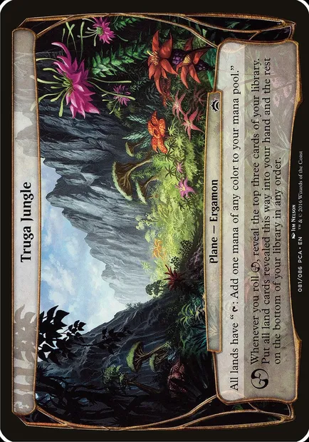 Truga Jungle, Magic card OPCA 81 — Planechase Anthology Planes set