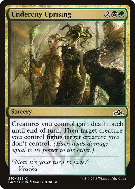 Undercity Uprising, Magic card GRN 210 — Guilds of Ravnica set