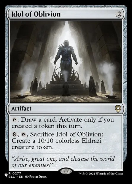Idole de l'oubli, carte Magic PLST BLC-277 — extension The List