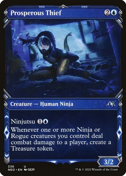 Prosperous Thief, Magic card NEO 336 — Kamigawa: Neon Dynasty set
