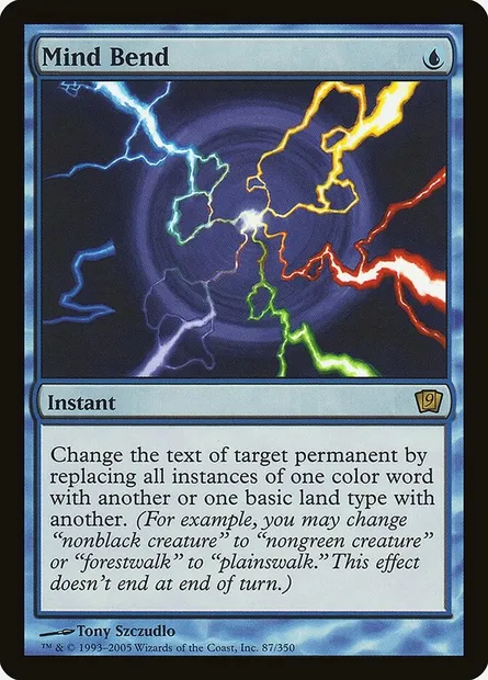 Mind Bend, Magic card 9ED 87★ — Ninth Edition set
