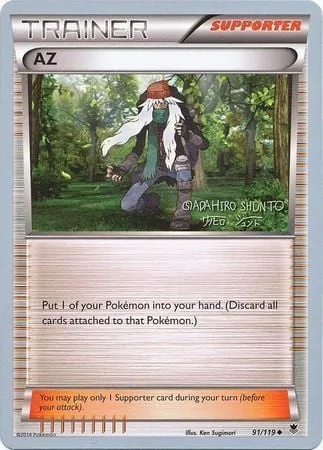 AZ, Pokémon card WCD16 091-3 — World Championship Decks 2016 set