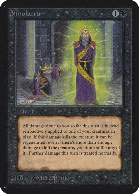 Simulacrum, Magic card LEA 128 — Limited Edition Alpha set