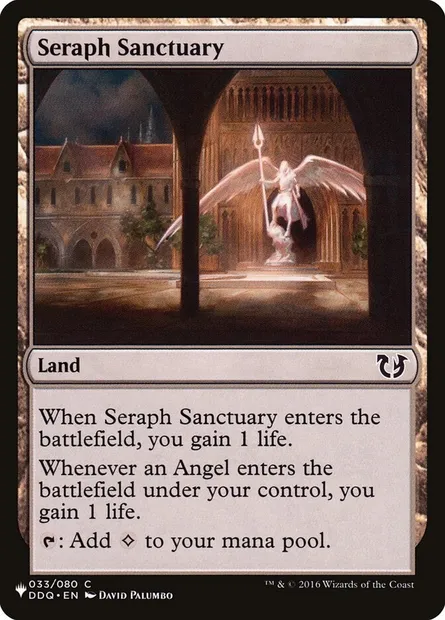 Seraph Sanctuary, Magic card PLST DDQ-33 — The List set