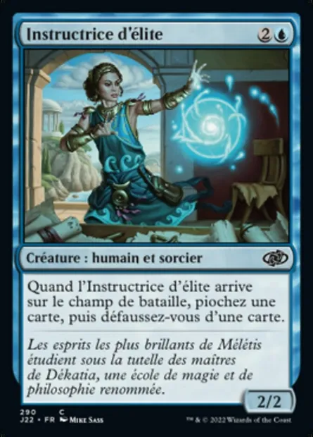 Instructrice d'élite, carte Magic J22 290 — extension Jumpstart 2022