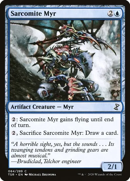 Sarcomite Myr, Magic card TSR 84 — Time Spiral Remastered set