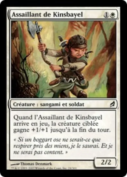 Assaillant de Kinsbayel, carte Magic LRW 24 — extension Lorwyn