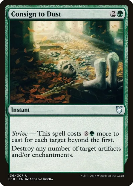 Consign to Dust, Magic card C18 136 — Commander 2018 set