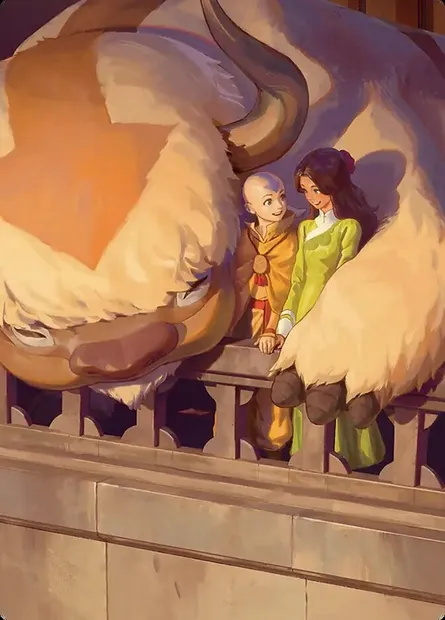 Aang and Katara // Aang and Katara, carte Magic ATLE 8 — extension Avatar: the Last Airbender Eternal Art Series