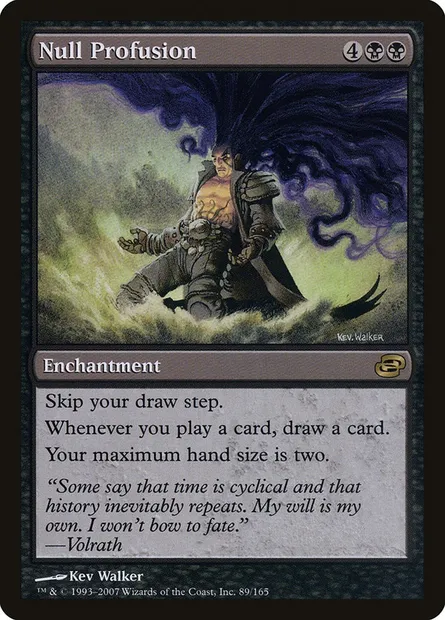 Null Profusion, Magic card PLC 89 — Planar Chaos set