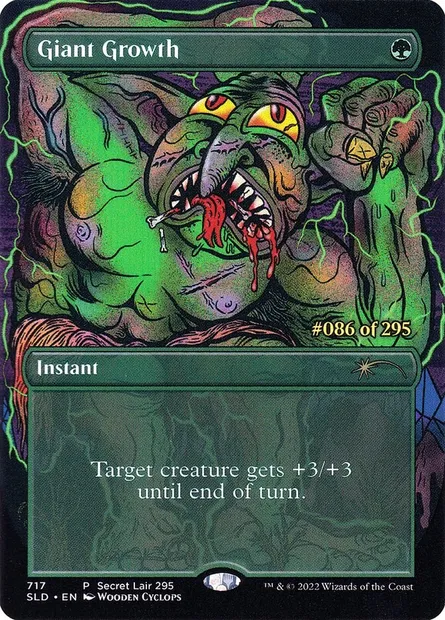 Giant Growth, Magic card SLD 717 — Secret Lair Drop set