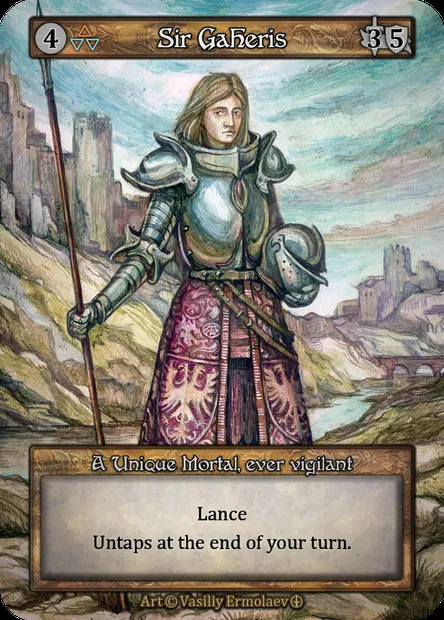 Sir Gaheris, Sorcery card ATH 073 — Arthurian Legends set