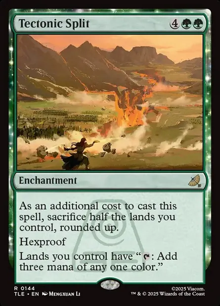 Tectonic Split, Magic card TLE 144 — Avatar: The Last Airbender Eternal set