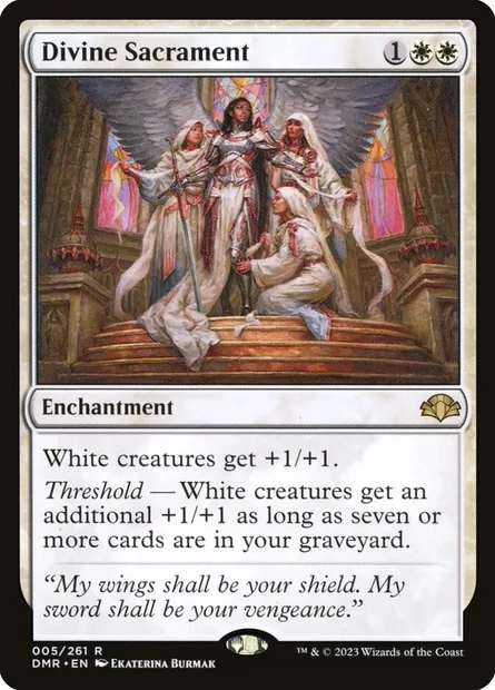 Divine Sacrament, Magic card DMR 5 — Dominaria Remastered set